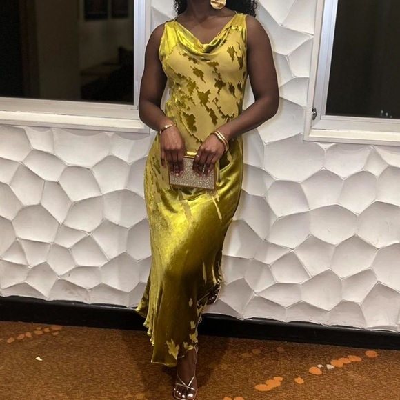 Zara velvet midi dress - Picture 15 of 16